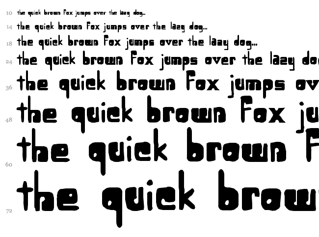 Lower-Optic Fibercase font waterfall